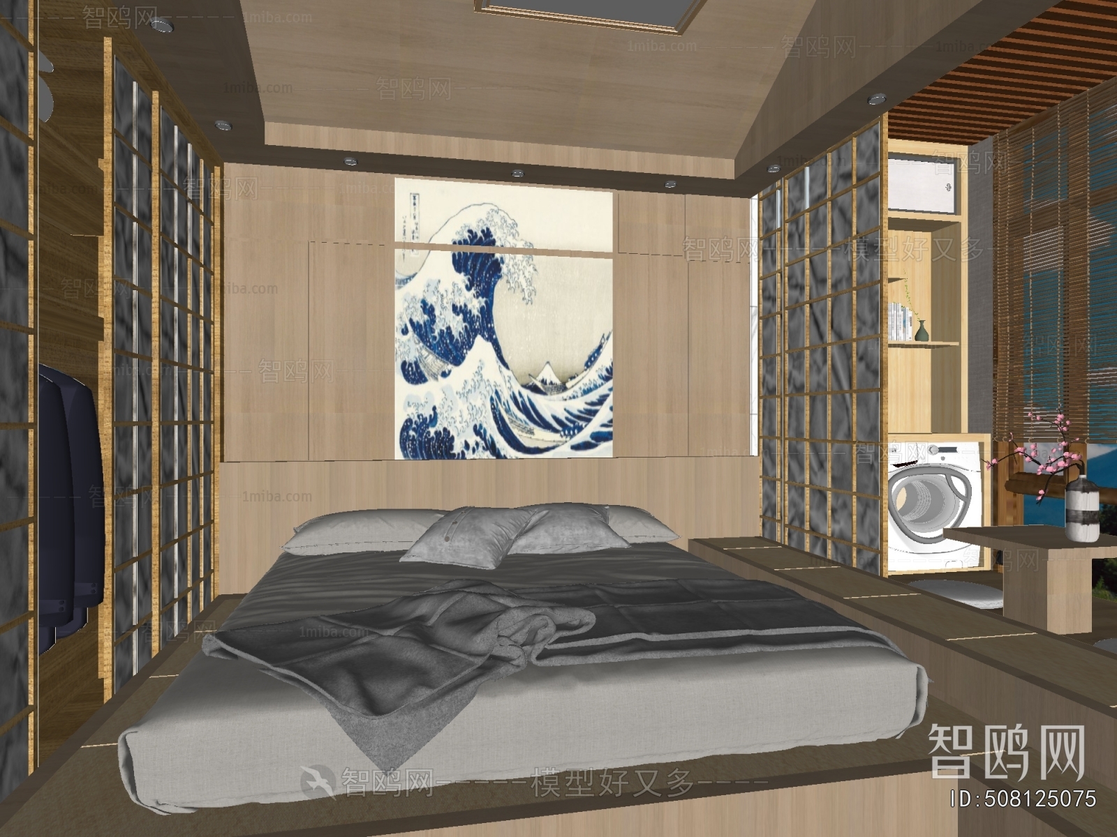 New Chinese Style Bedroom