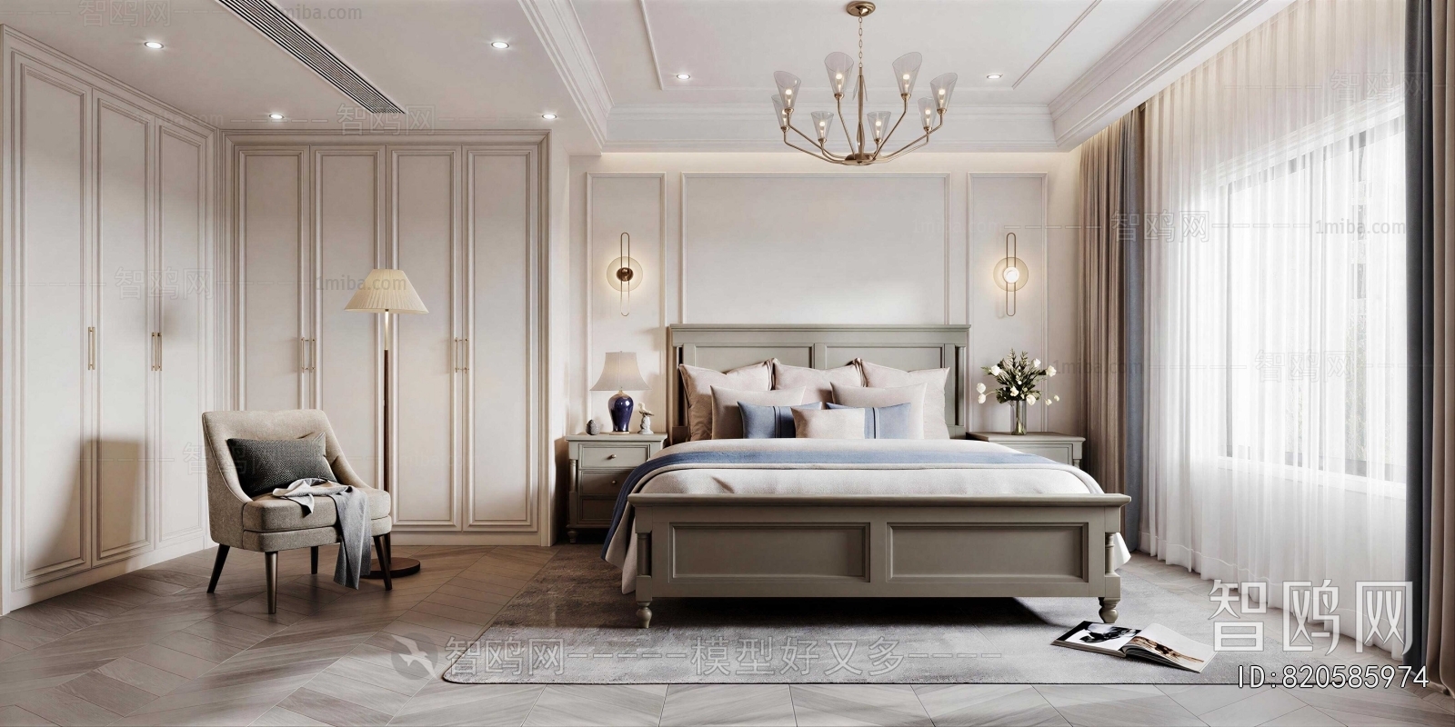 American Style Bedroom