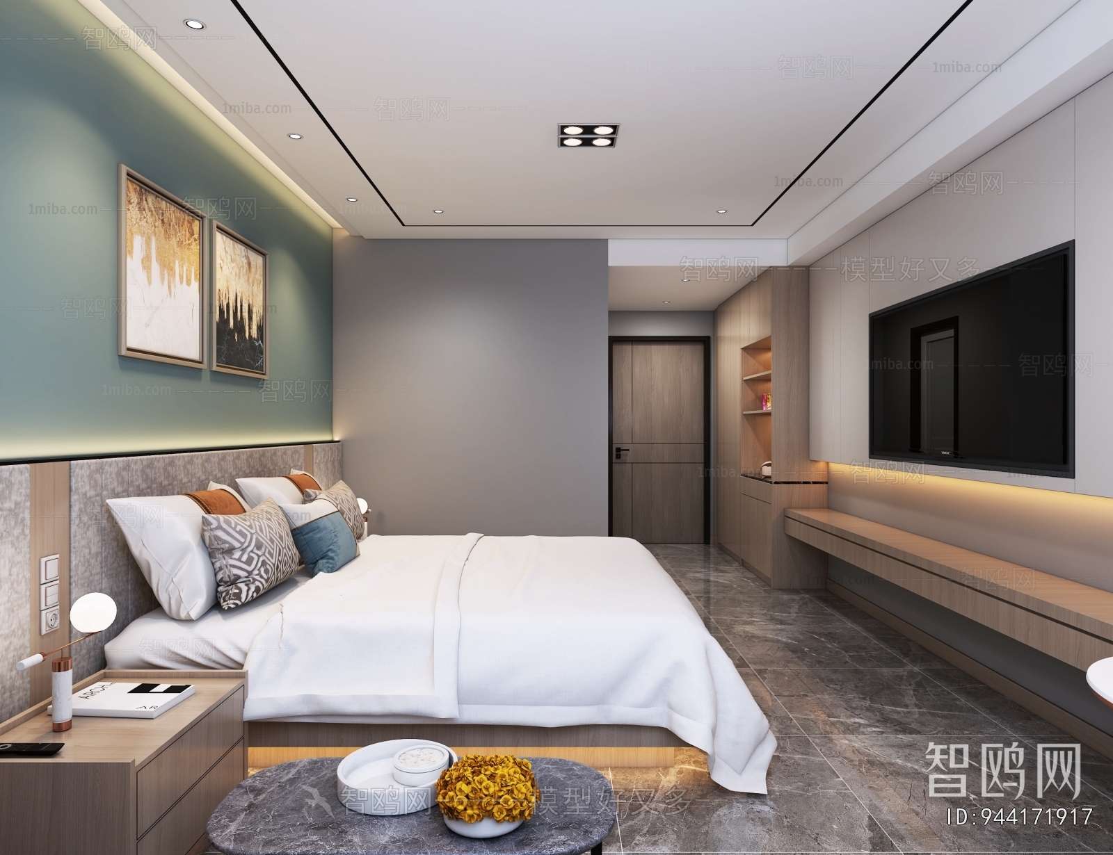 Modern Guest Room
