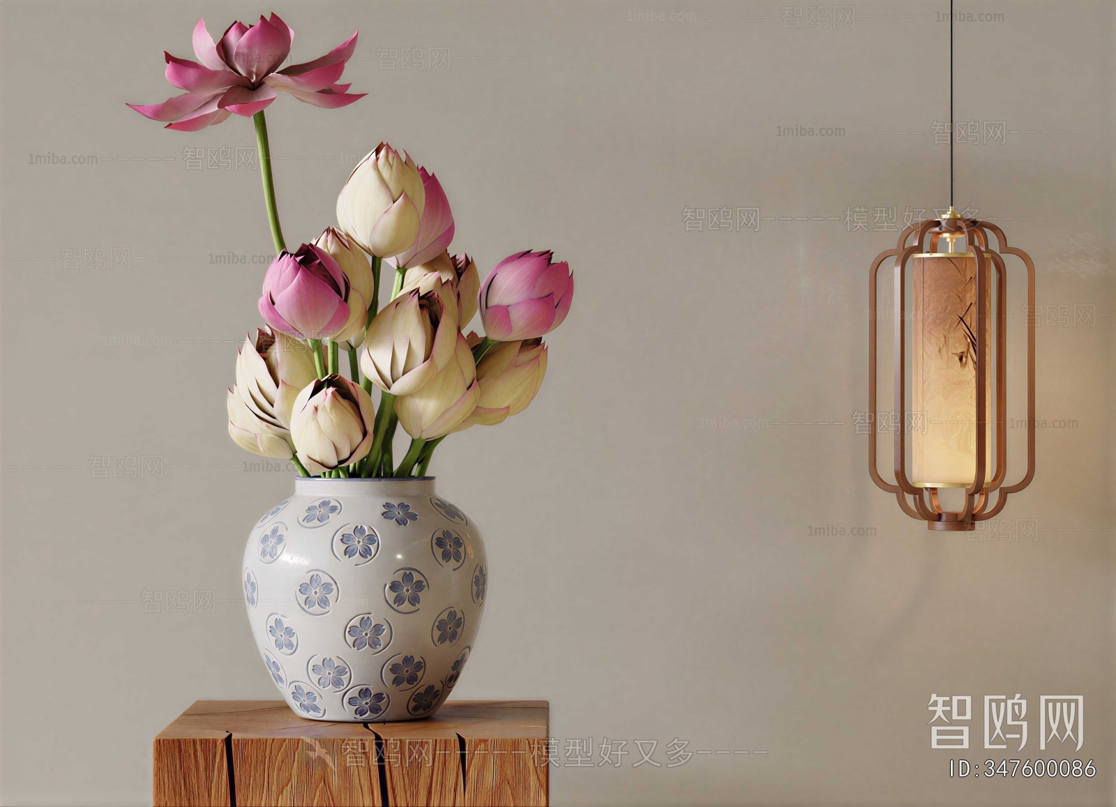 New Chinese Style Flower Arrangement