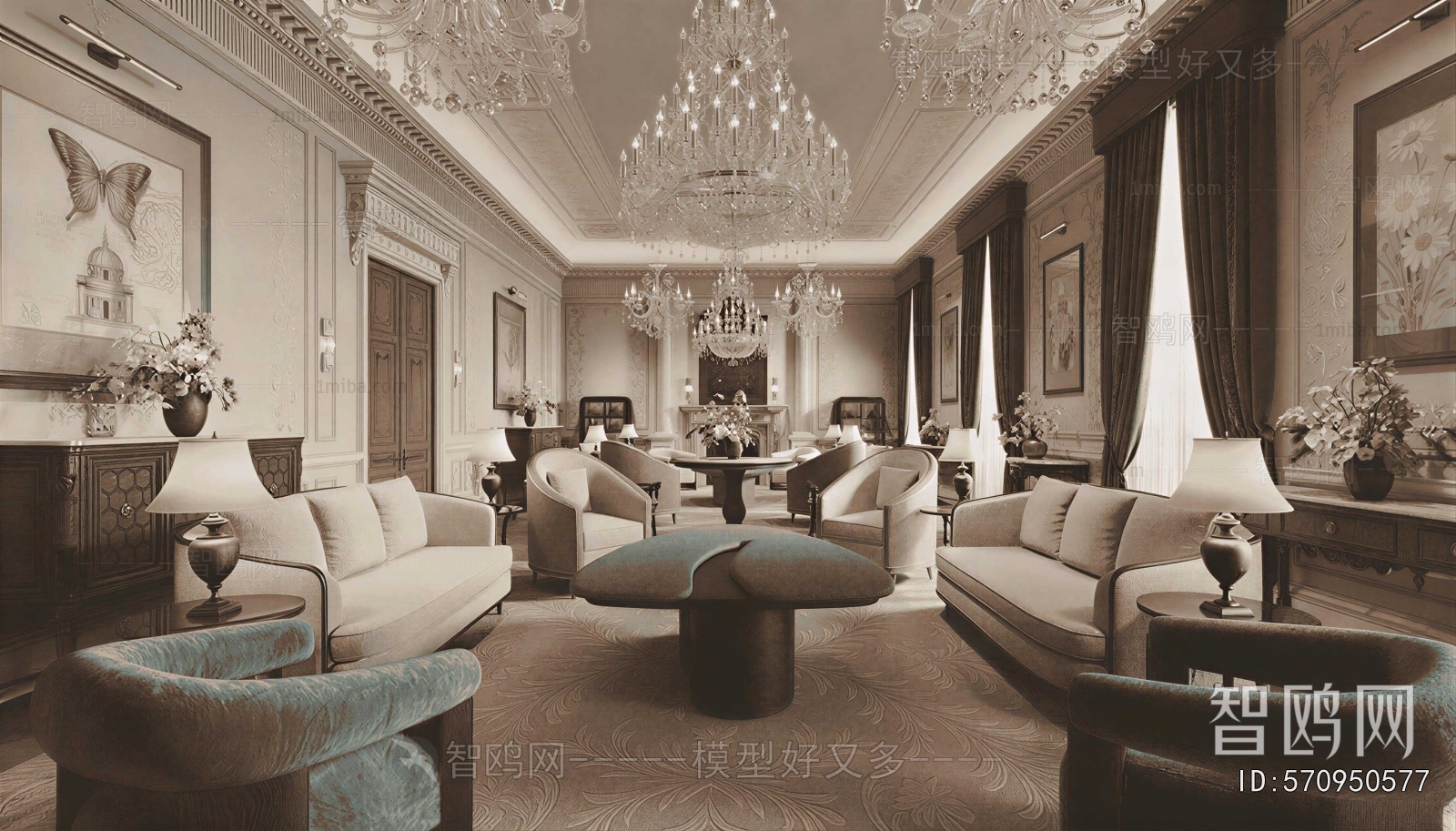 French Style Lobby Hall
