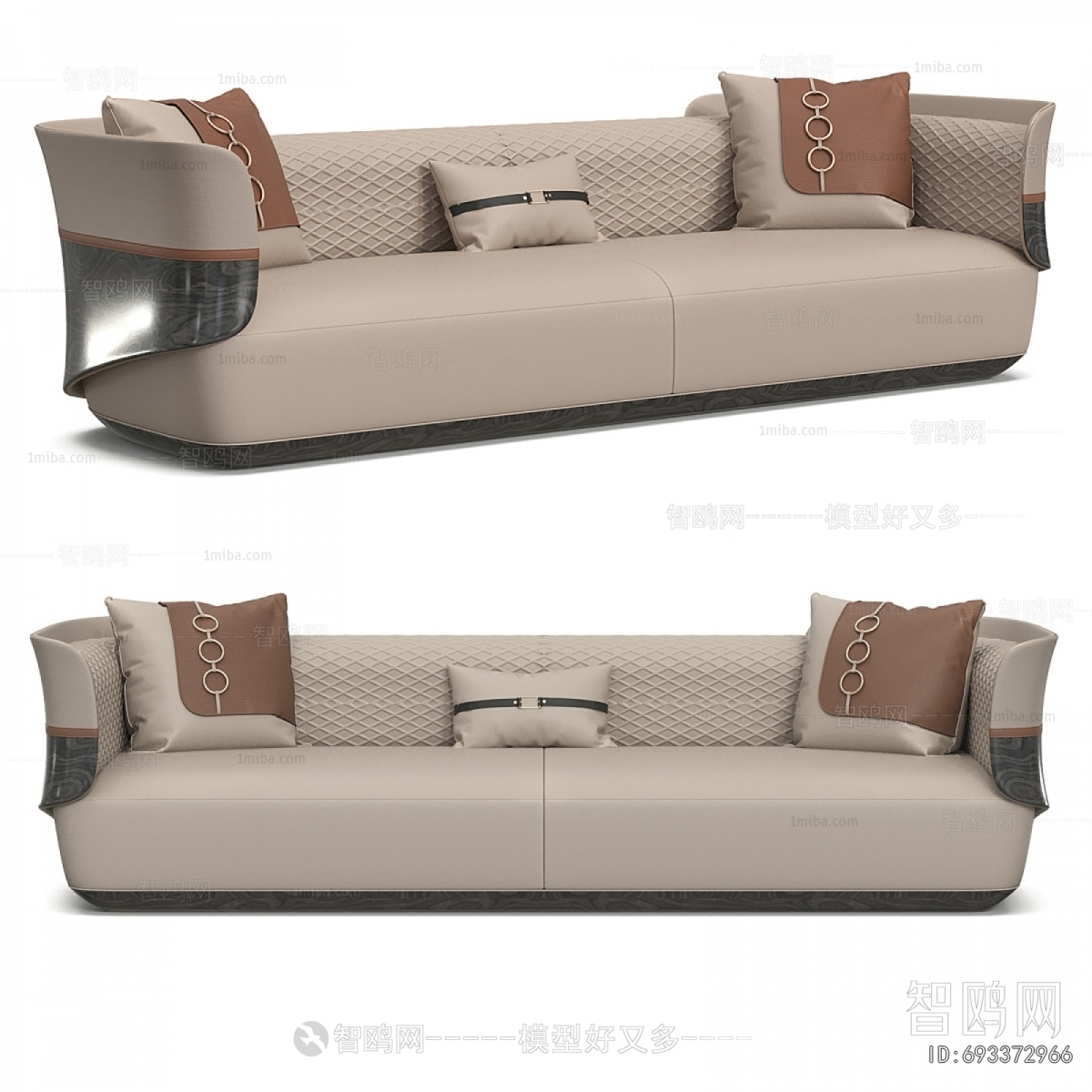 Modern Three-seat Sofa