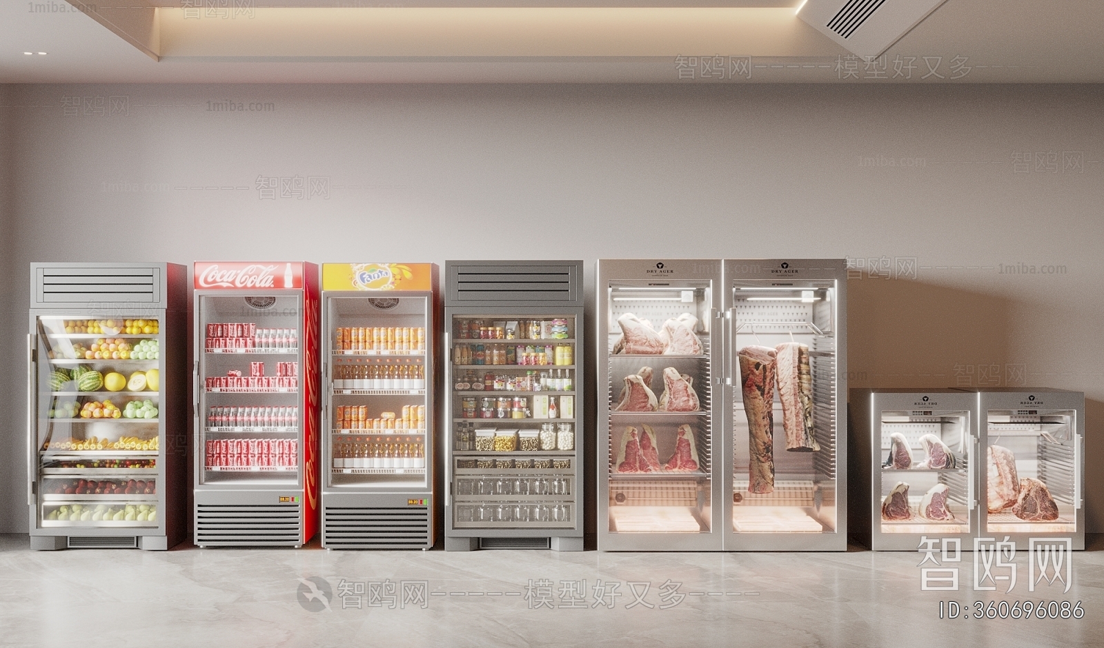 Modern Refrigerator Freezer
