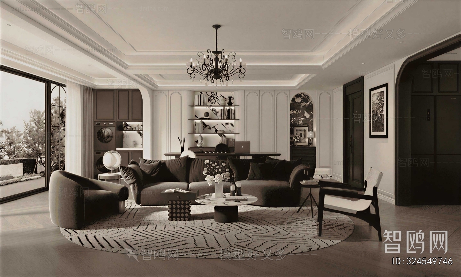 French Style A Living Room