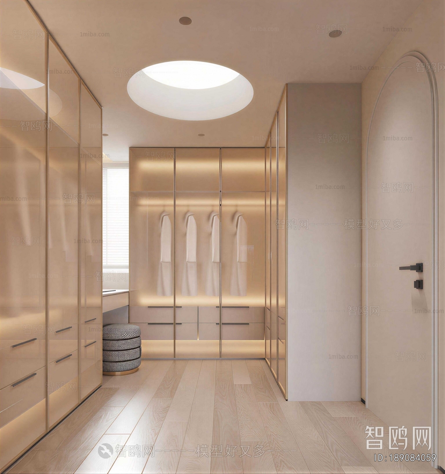 Modern Clothes Storage Area