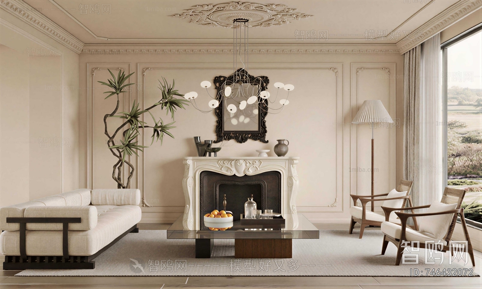 American Style A Living Room