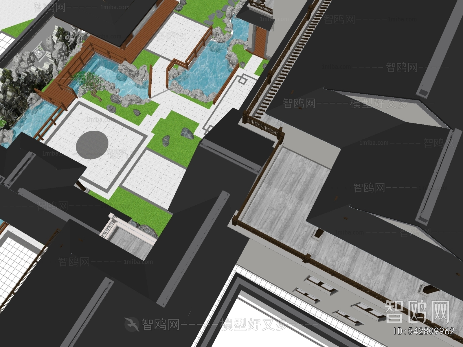 Chinese Style Courtyard/landscape