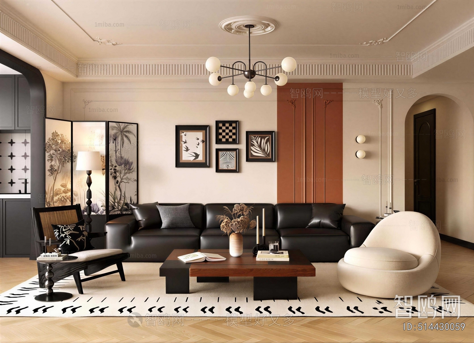 French Style A Living Room