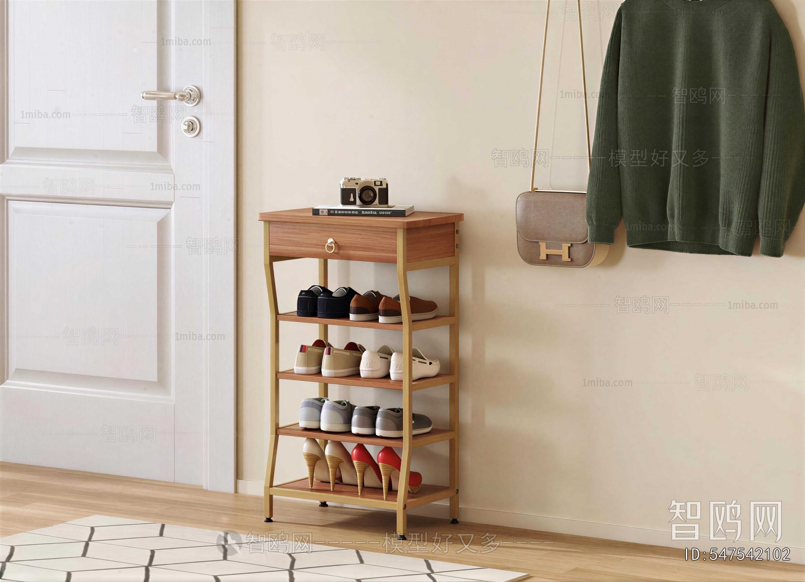 Modern Shoe Cabinet