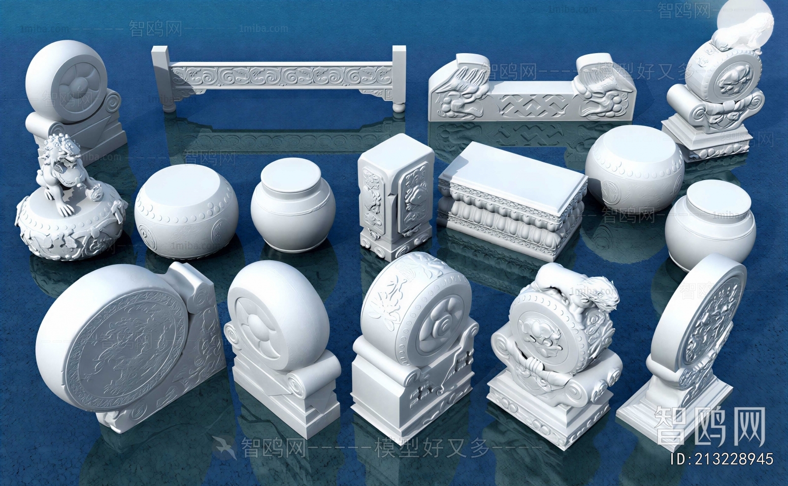 New Chinese Style Stone Carving