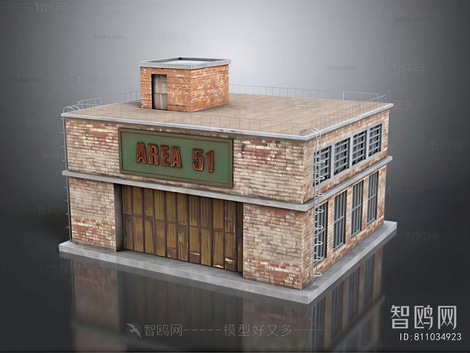 Retro Style Appearance Of Commercial Building