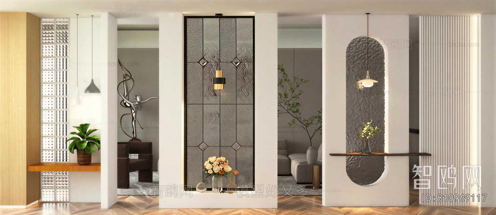 Modern Glass Screen Partition