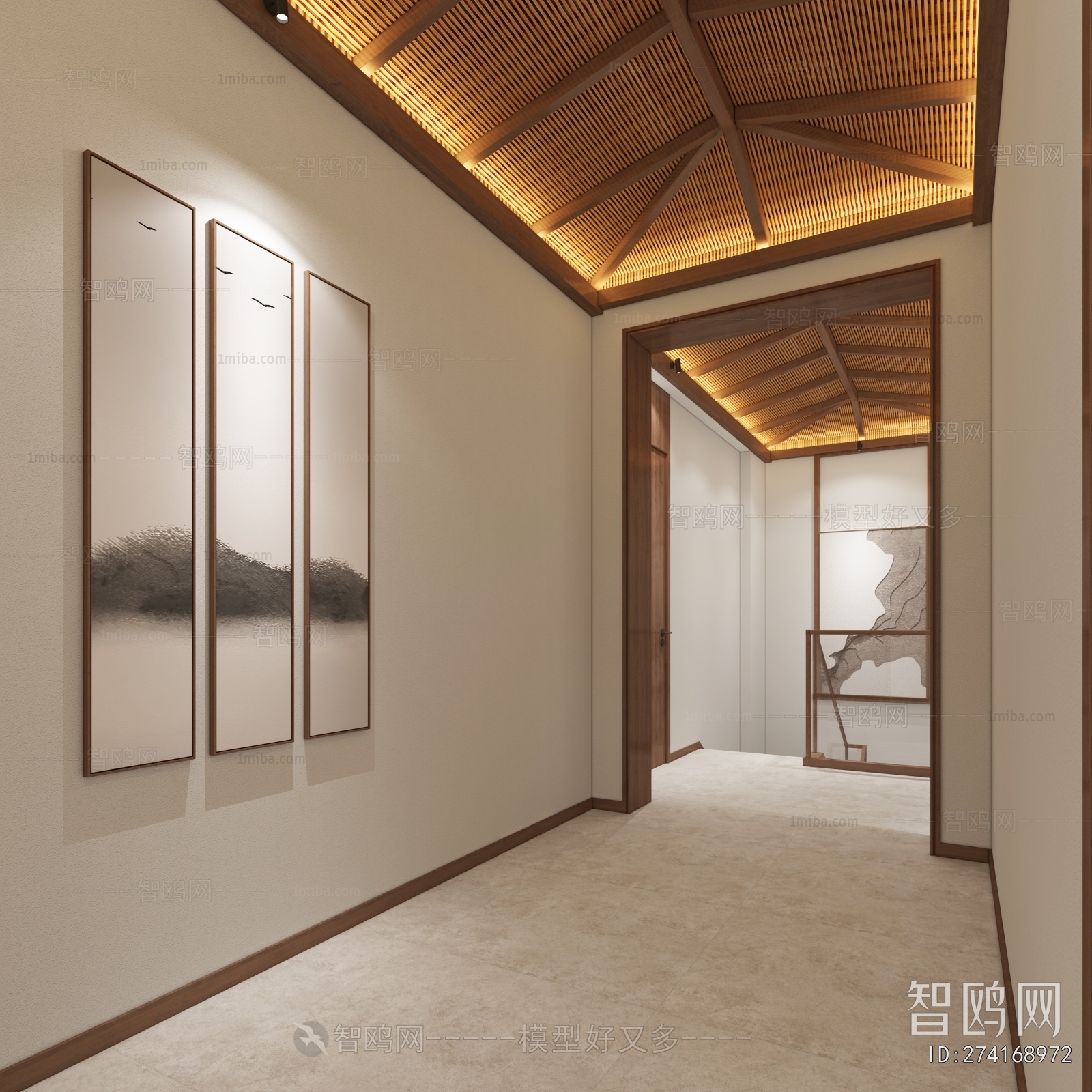 New Chinese Style Corridor