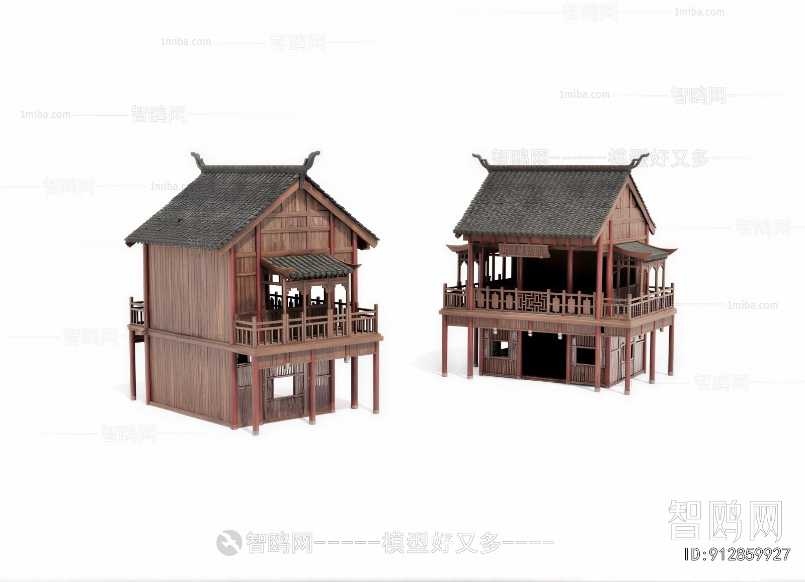 Chinese Style Appearance Of Commercial Building