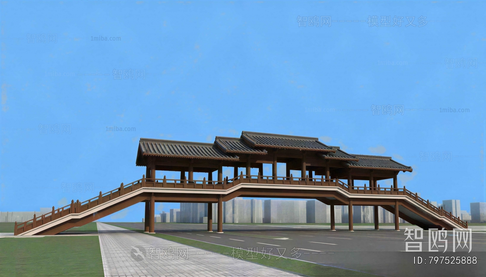 Chinese Style Ancient Architectural Buildings