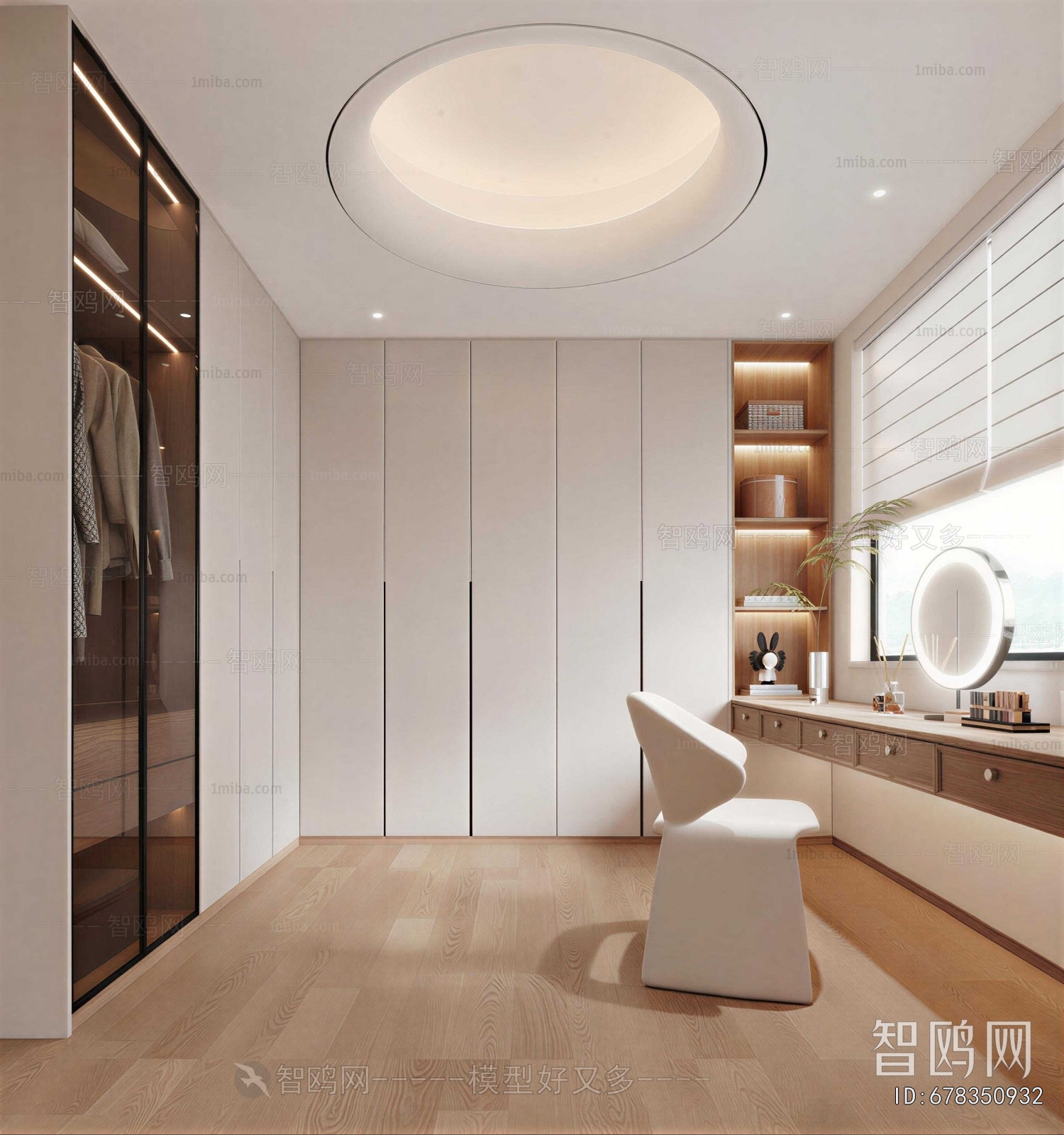 Modern Clothes Storage Area