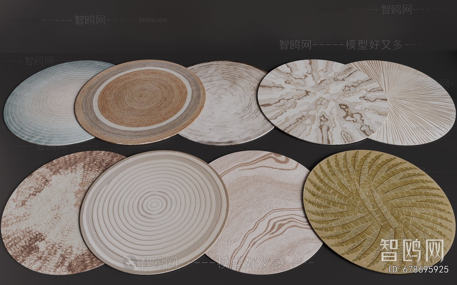 Modern Circular Carpet