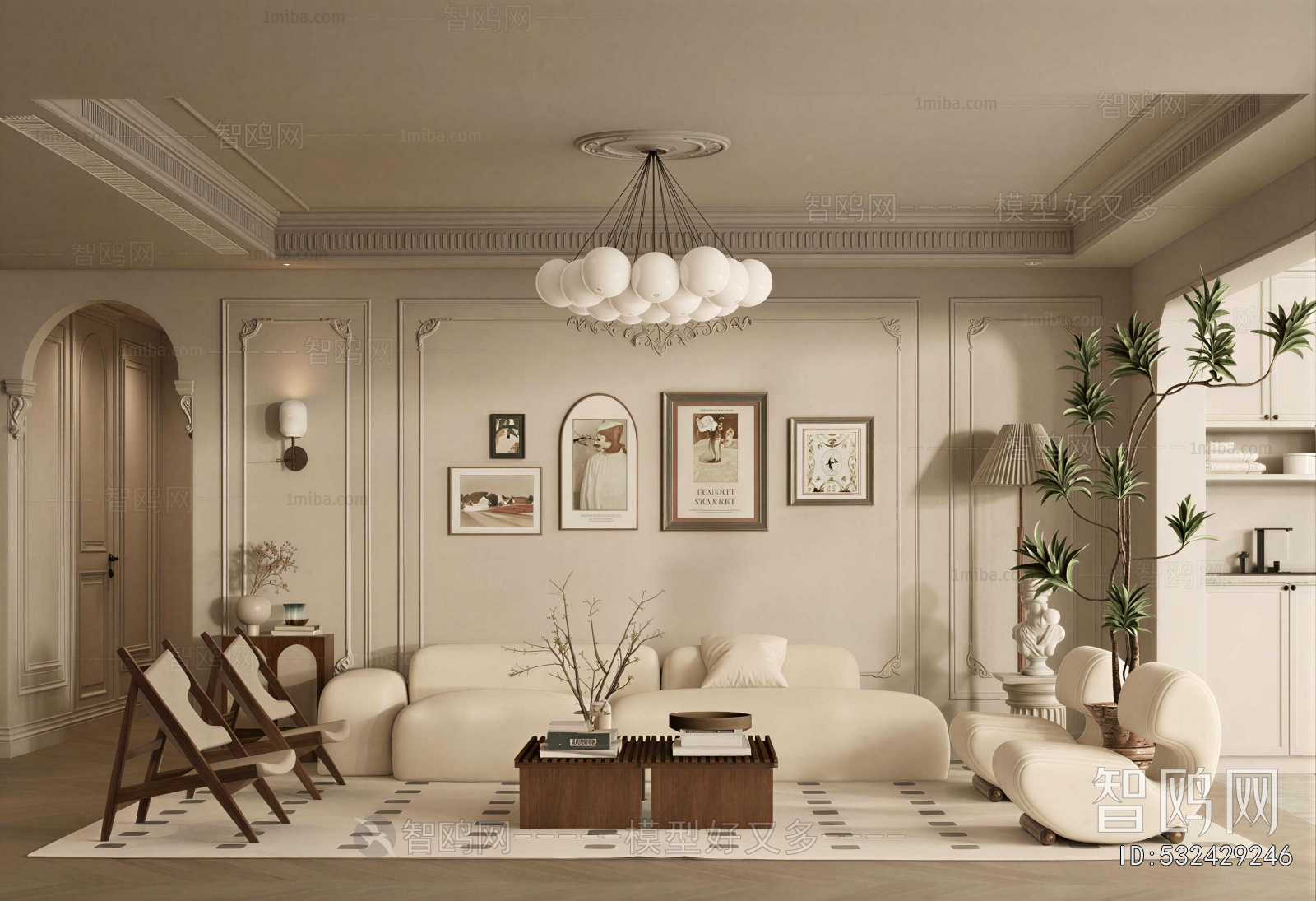 French Style A Living Room