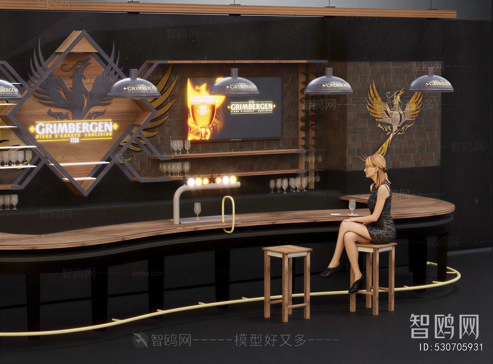 Modern Counter Bar