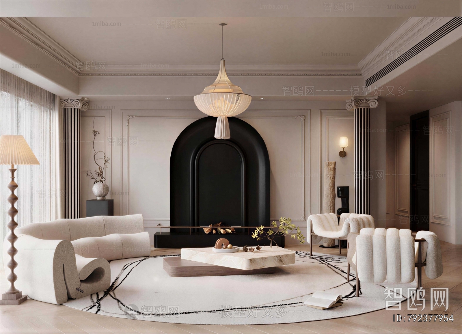 French Style A Living Room