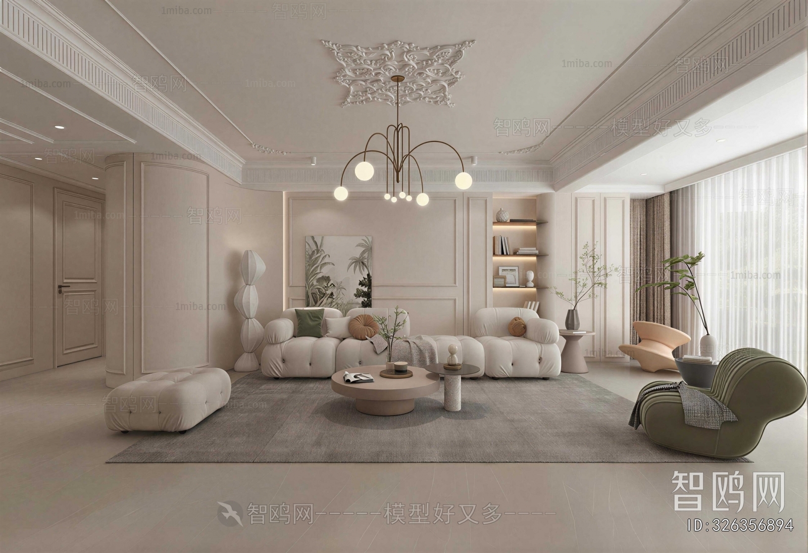 American Style A Living Room