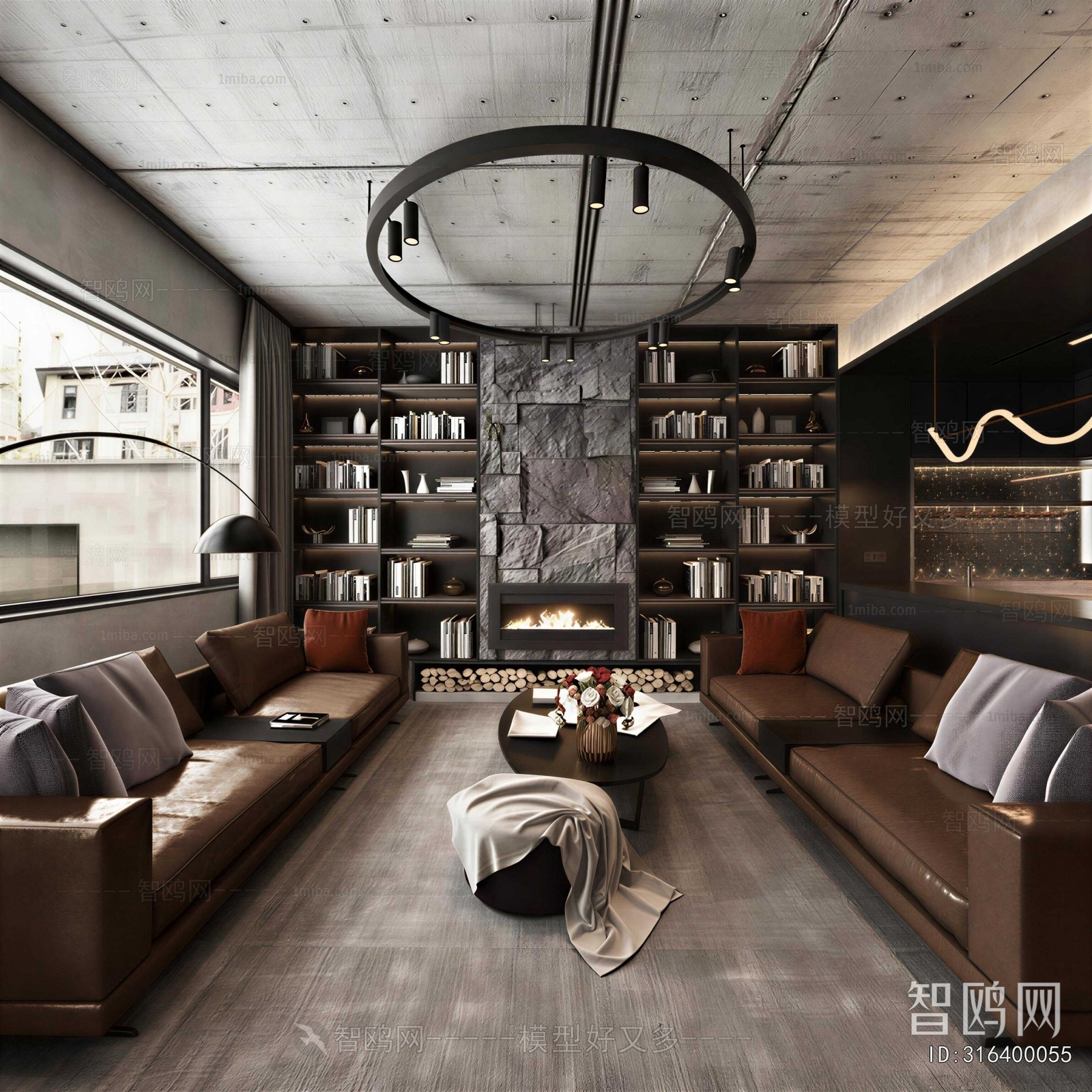 Industrial Style A Living Room