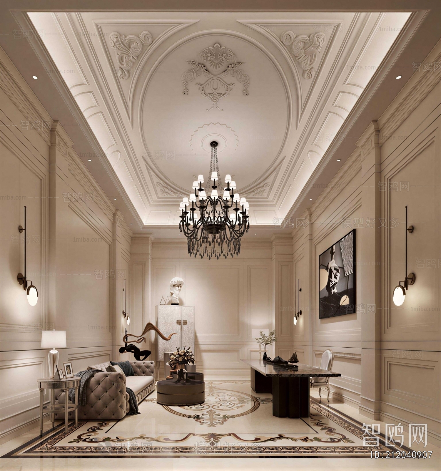 French Style A Living Room