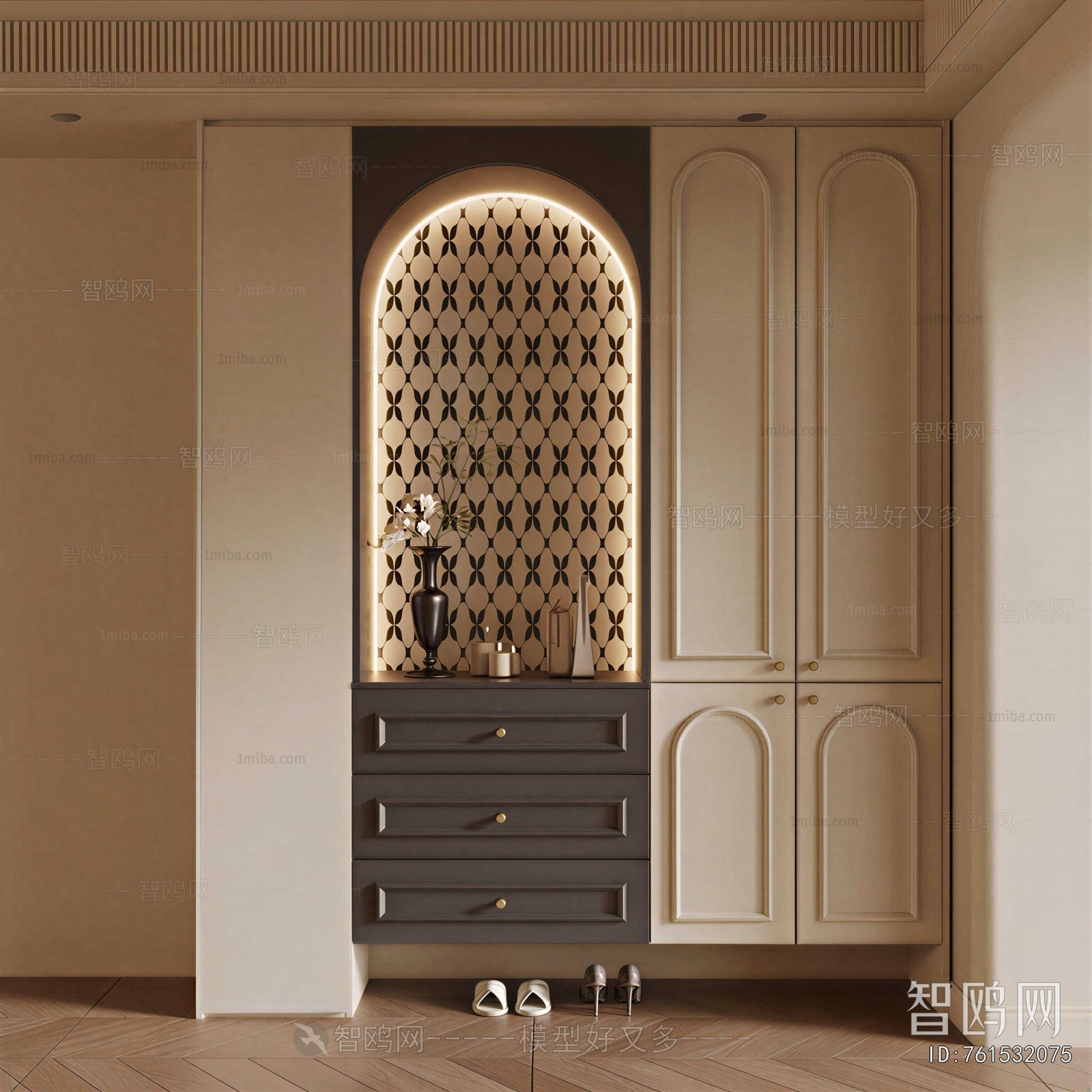 Modern Entrance Cabinet