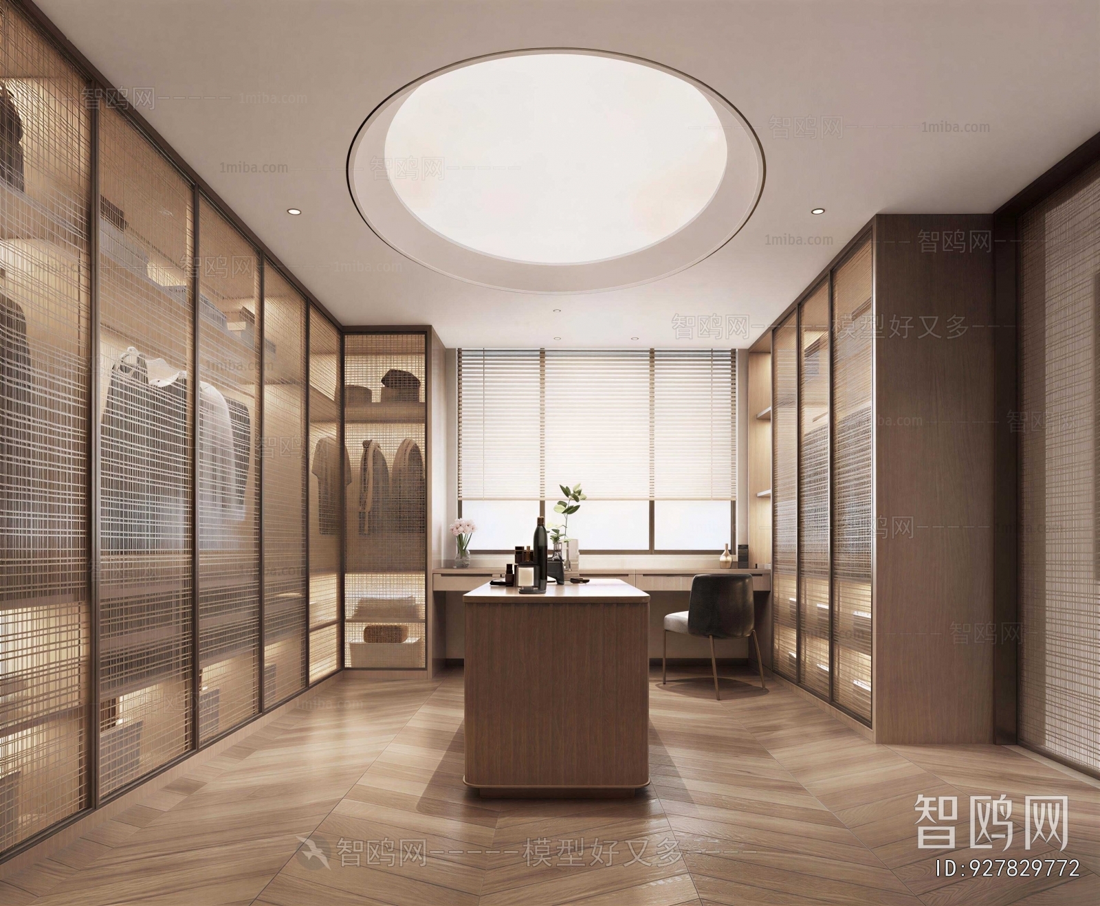Modern Clothes Storage Area
