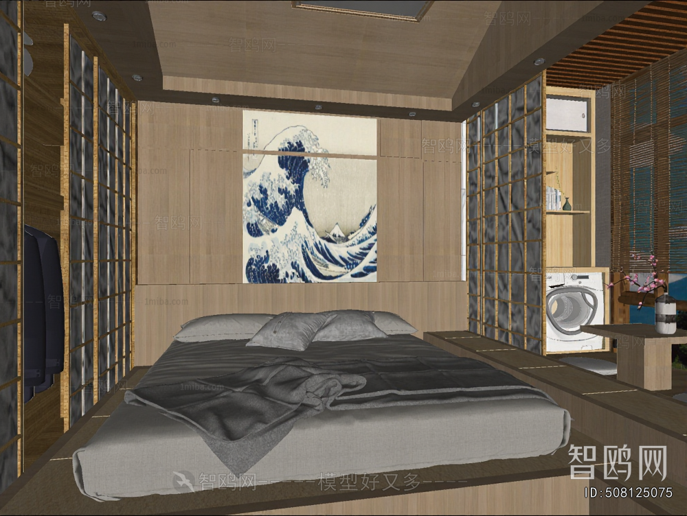 New Chinese Style Bedroom
