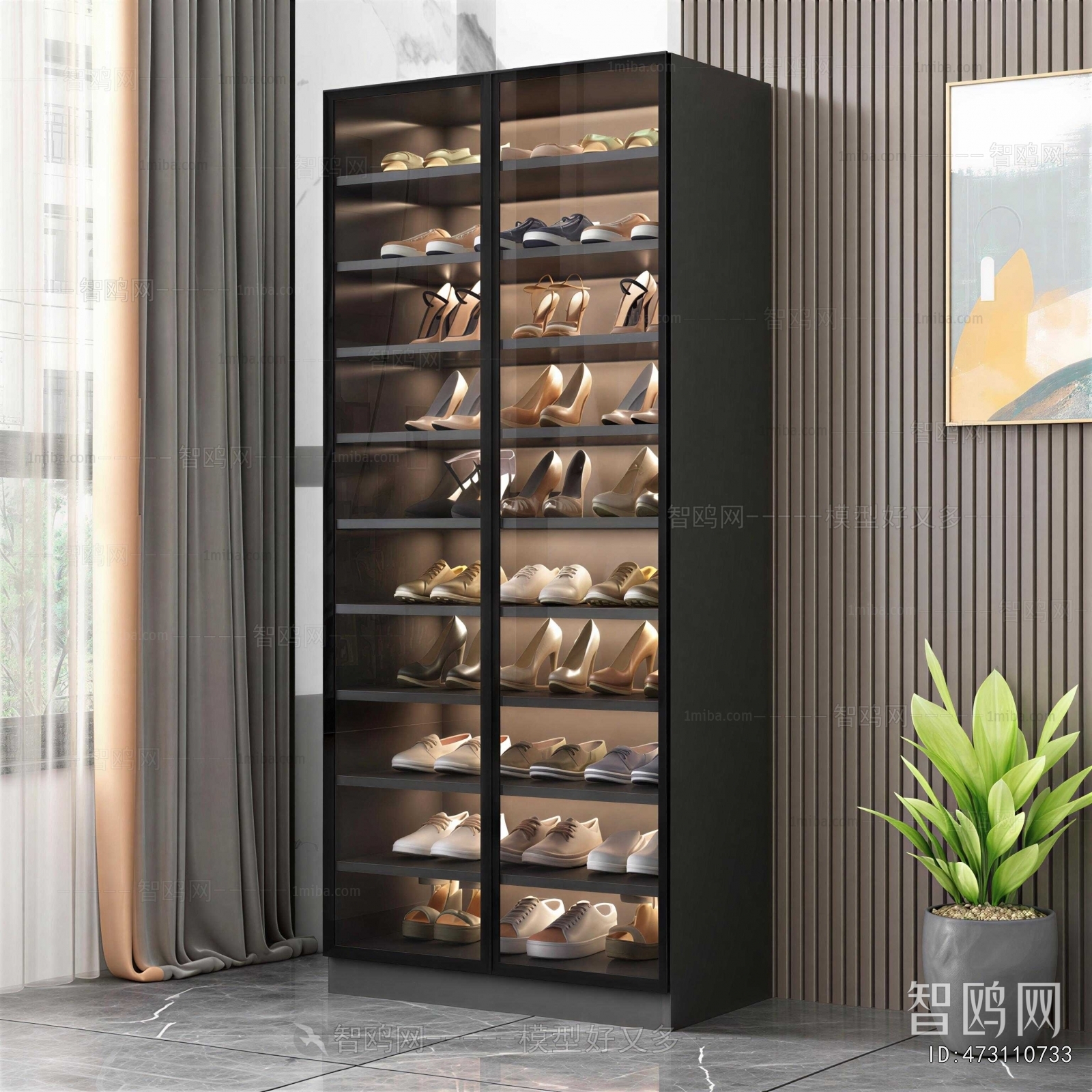 Modern Shoe Cabinet
