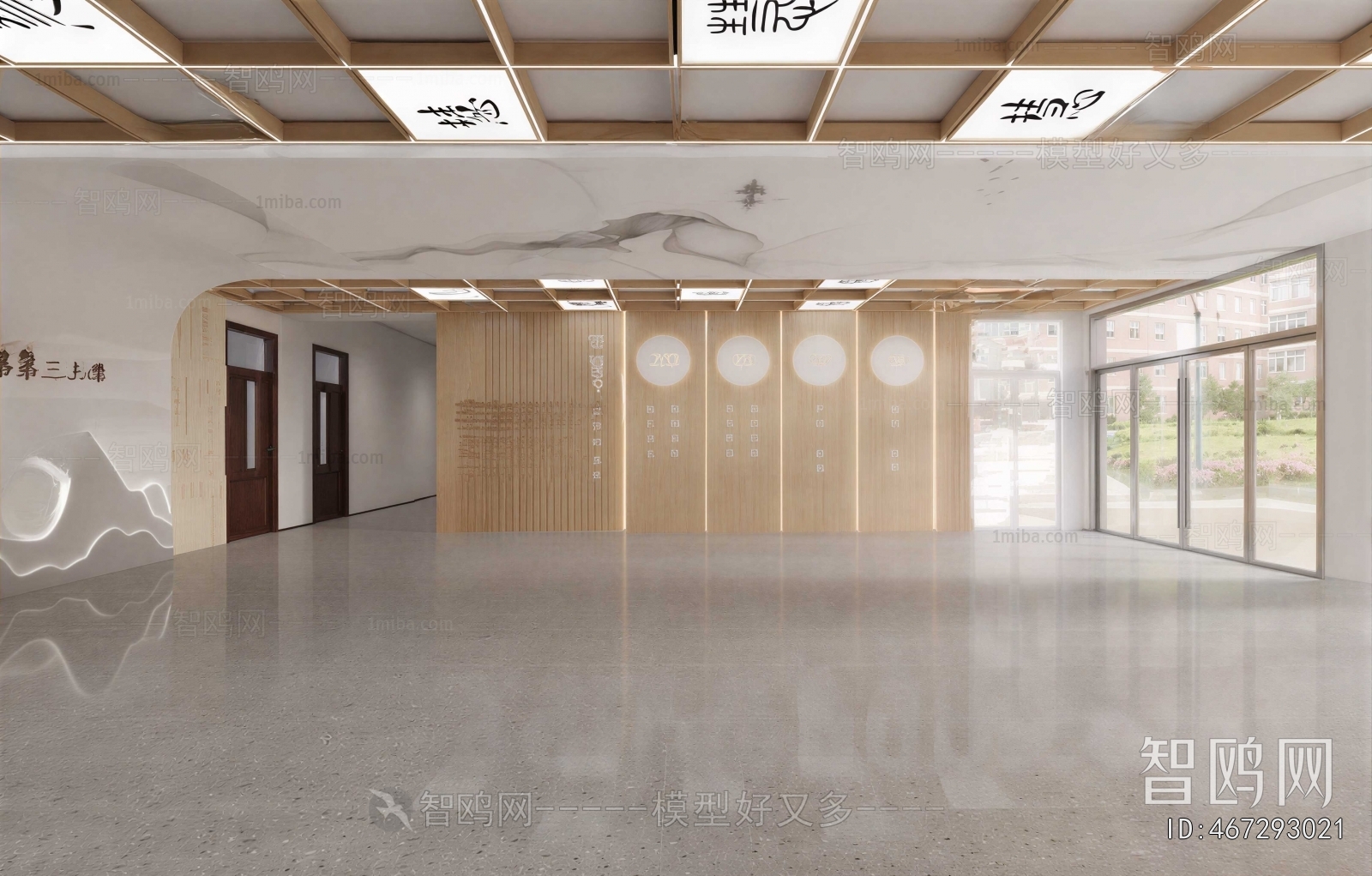 New Chinese Style Exhibition Hall