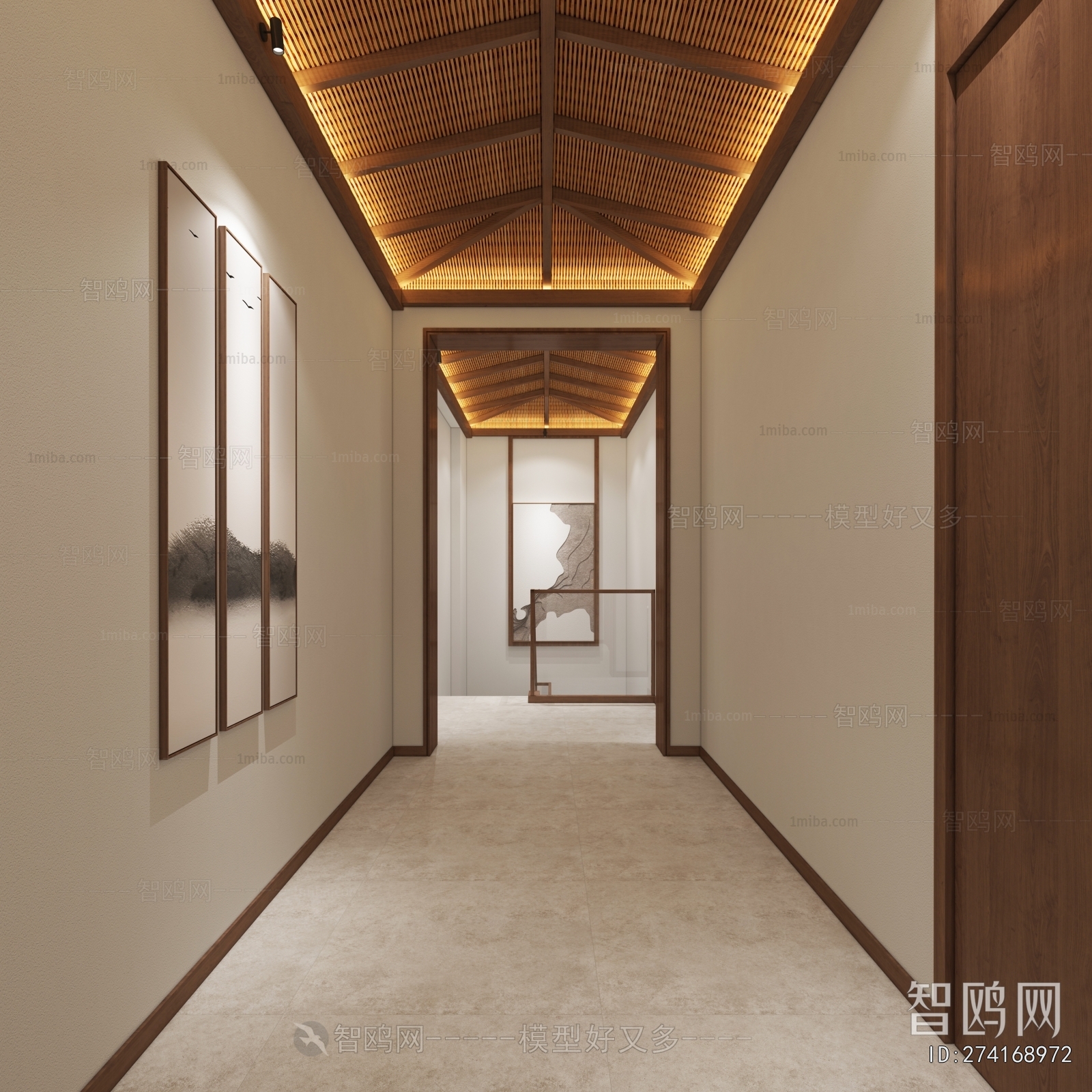 New Chinese Style Corridor