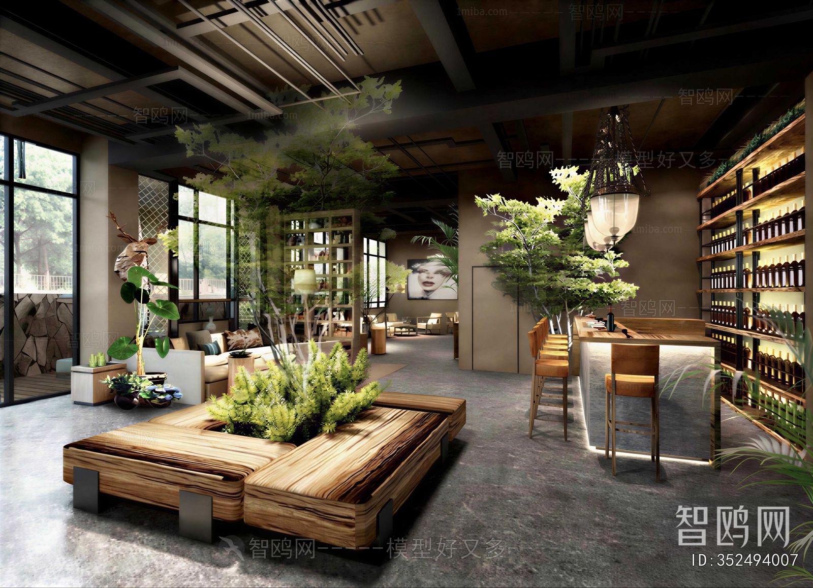 Industrial Style Restaurant