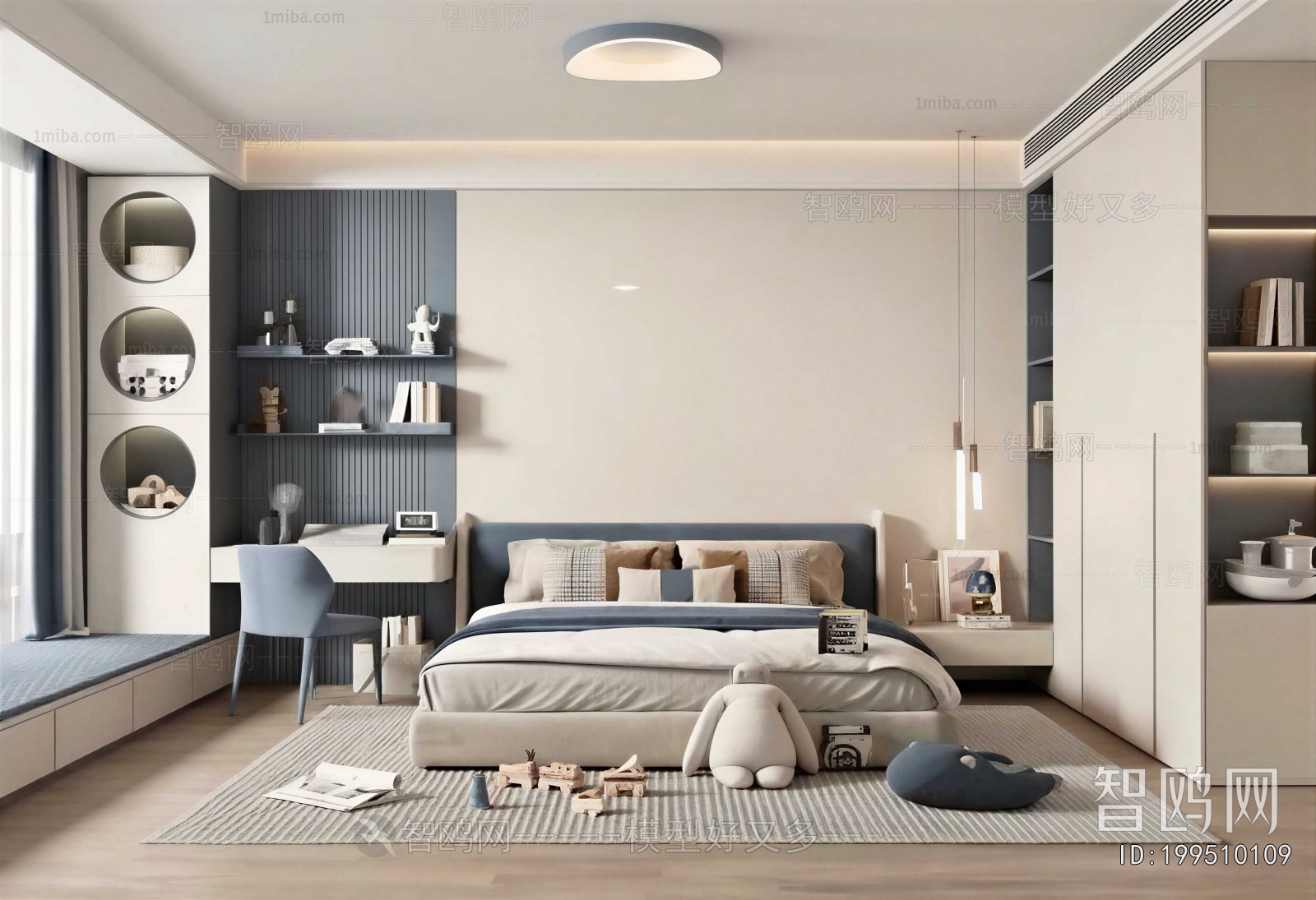 Modern Boy's Room And Son's Room