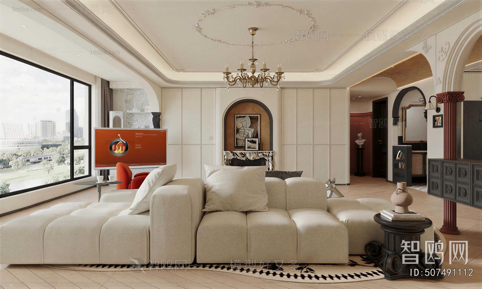 French Style A Living Room