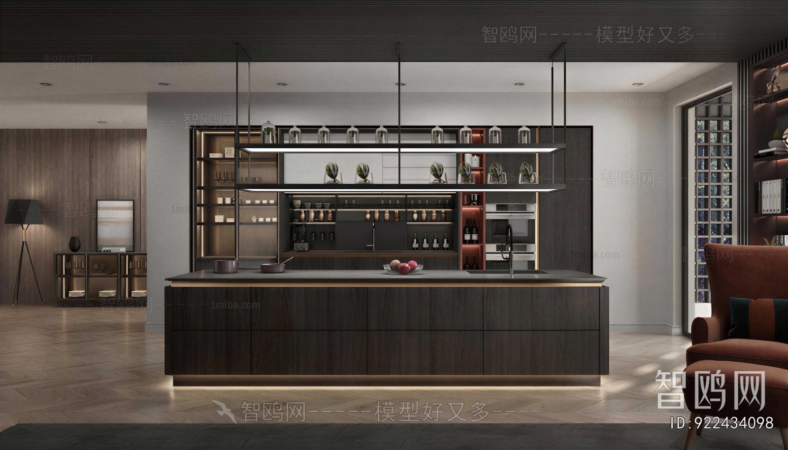Modern Open Kitchen
