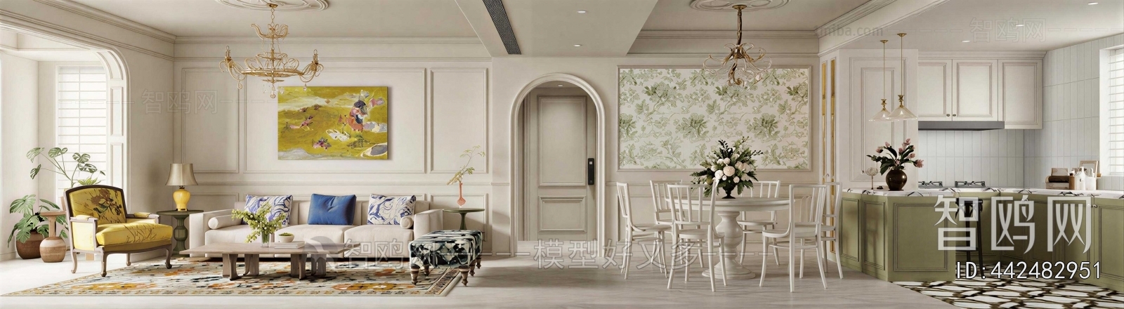 French Style A Living Room