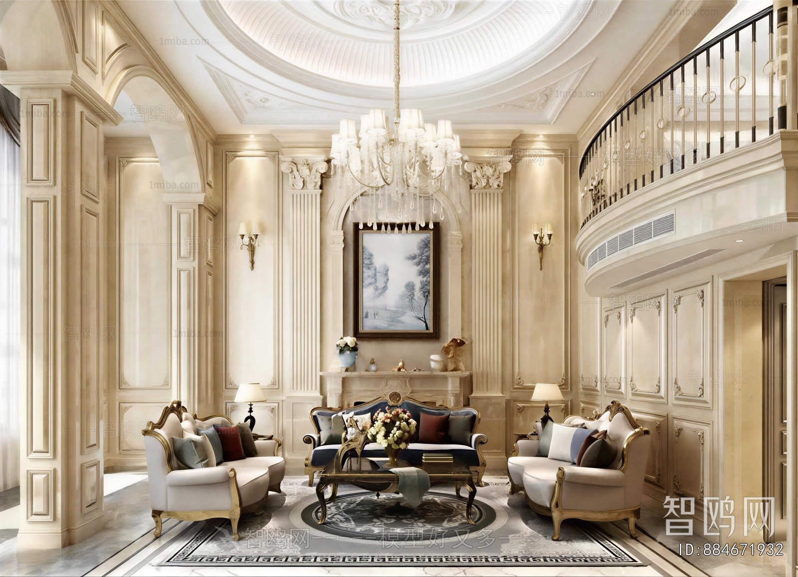 European Style A Living Room