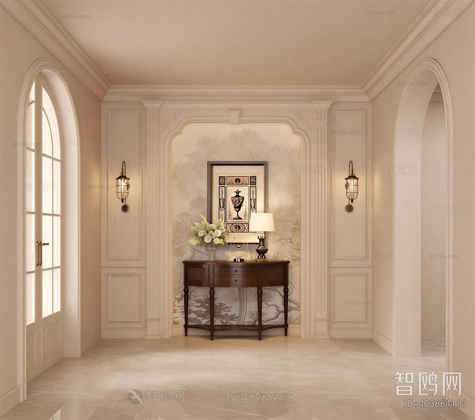 European Style Hallway