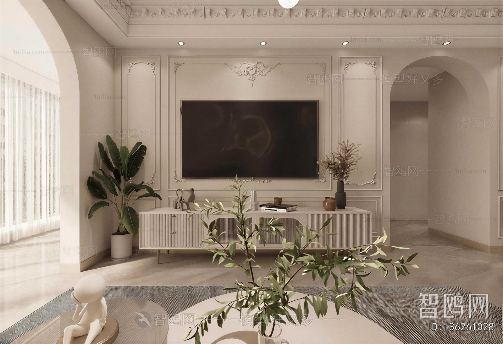 French Style A Living Room