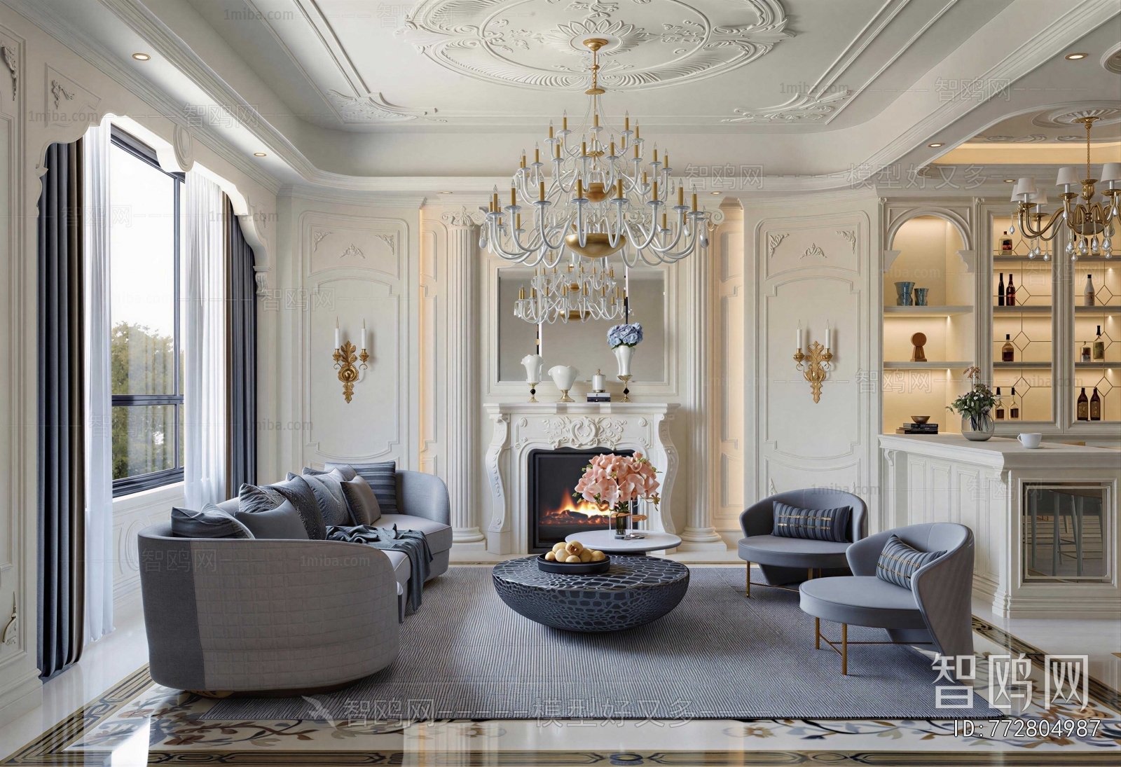 European Style A Living Room