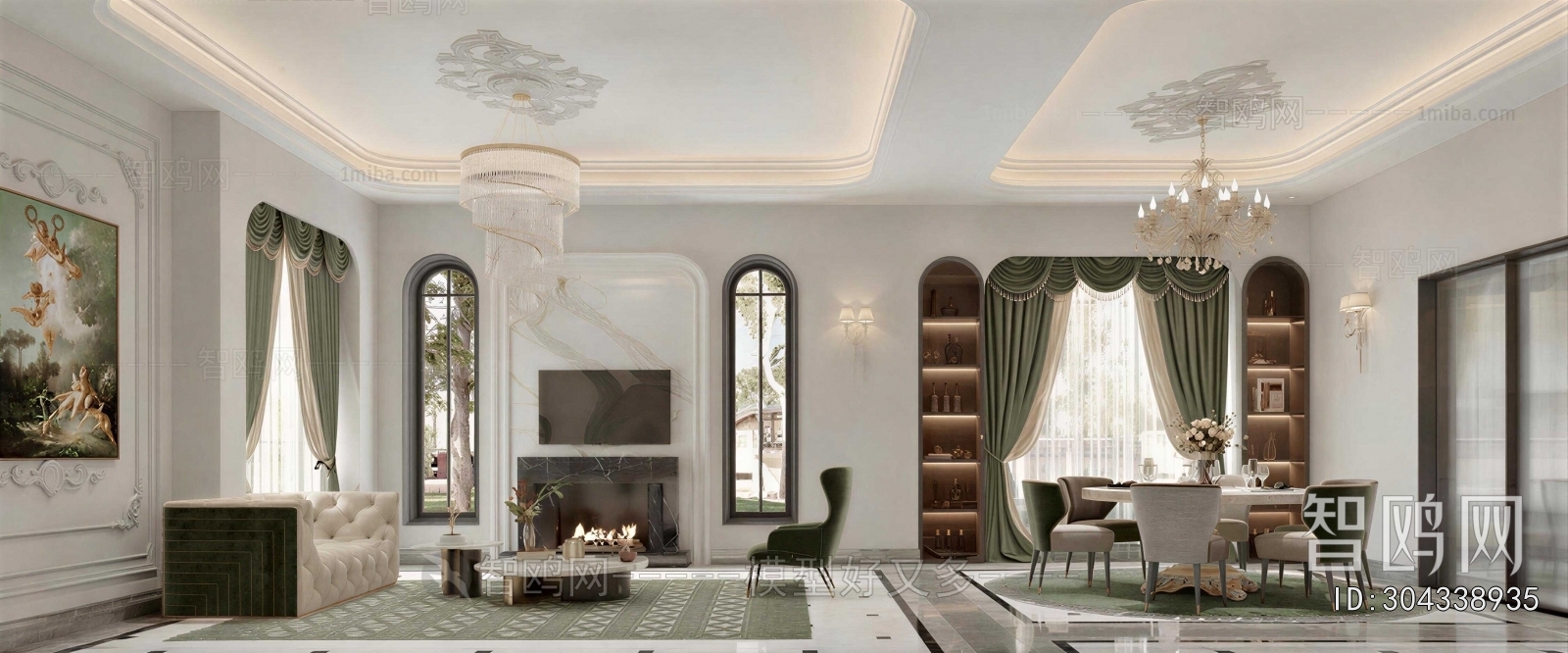European Style A Living Room