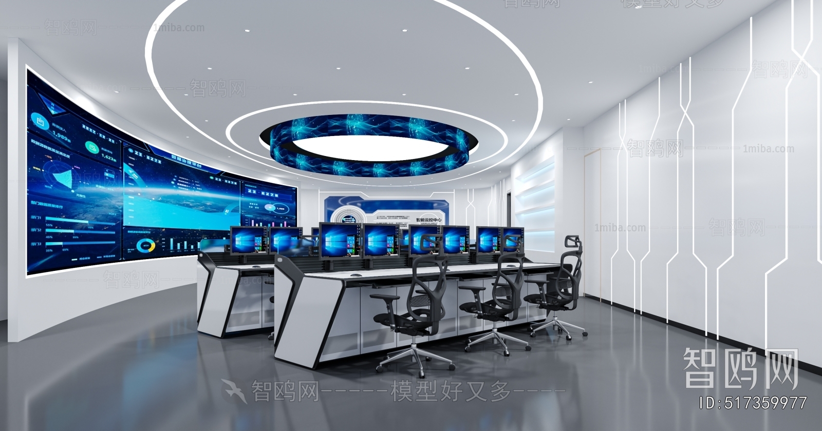 Modern Monitor Room