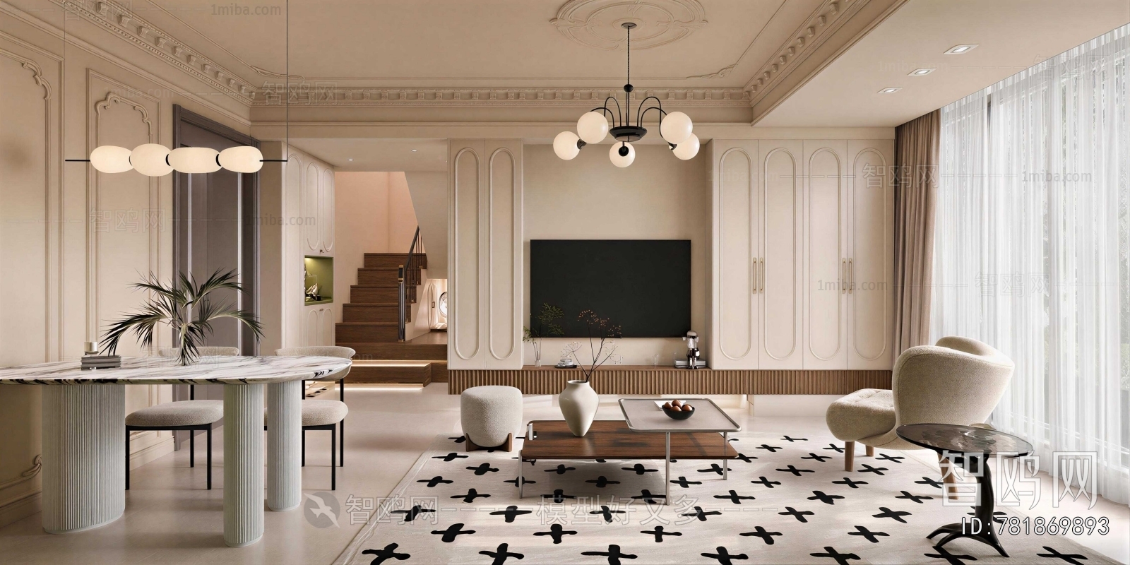 French Style A Living Room
