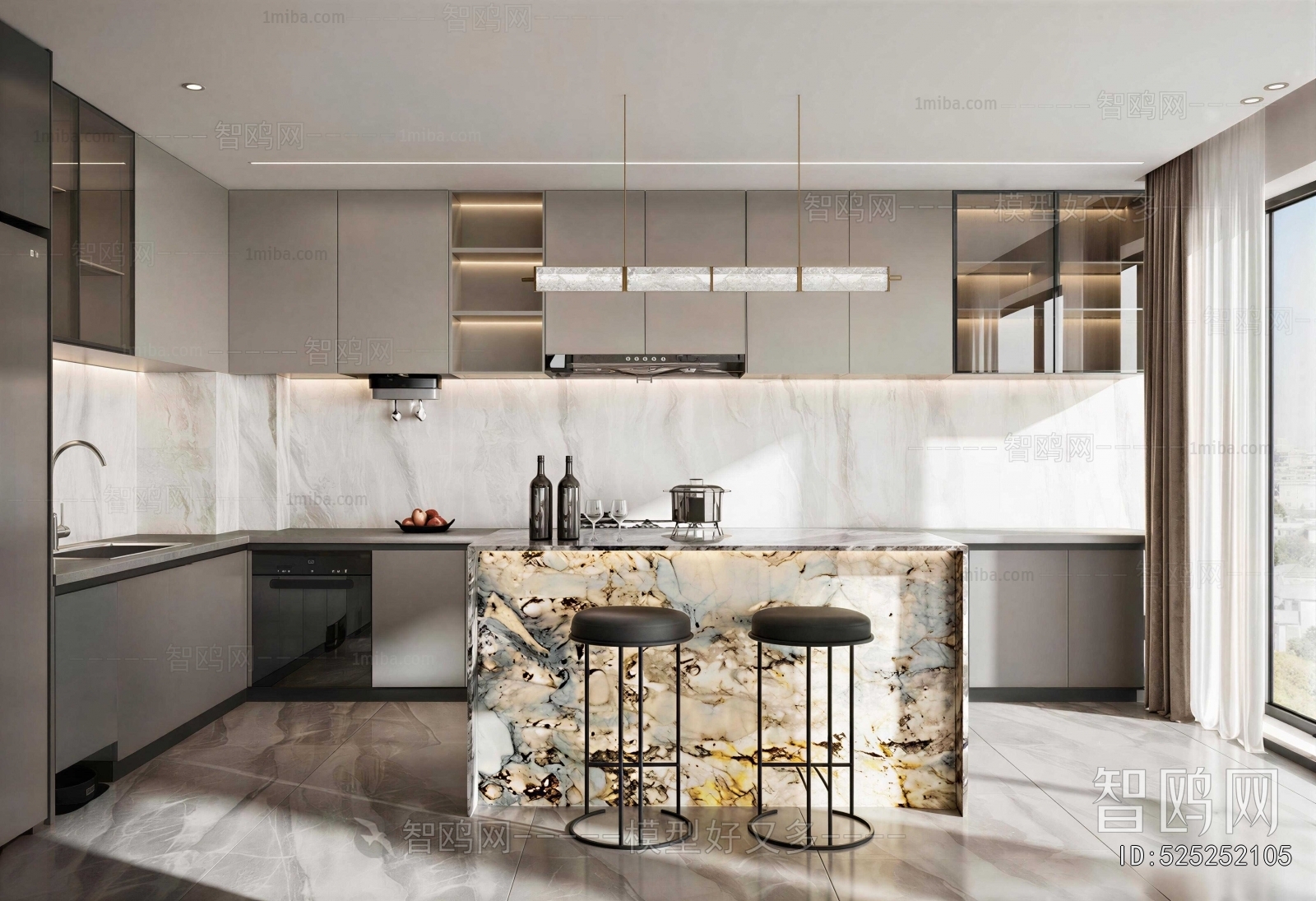 Modern Open Kitchen