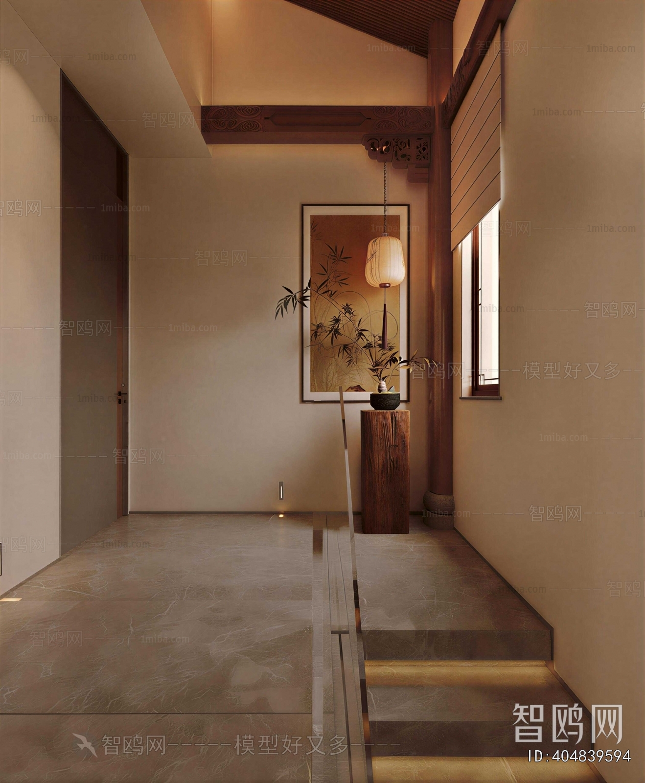 New Chinese Style Hallway