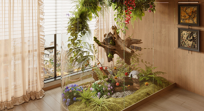 New Chinese Style Plant Landscaping