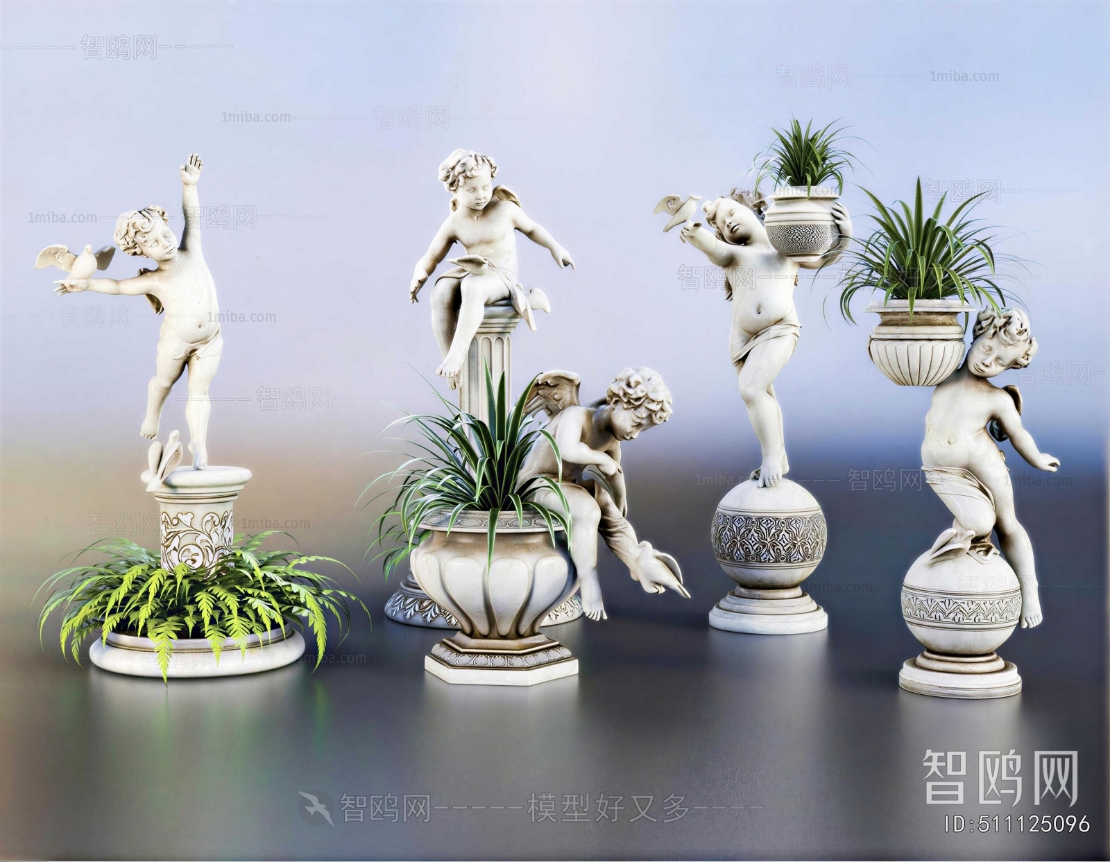 Simple European Style Sculpture