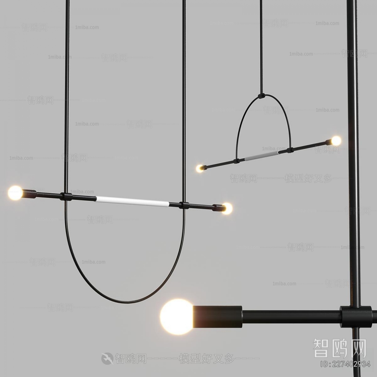 Modern Long Chandelier